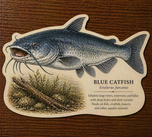Blue catfish fishing - catfish,